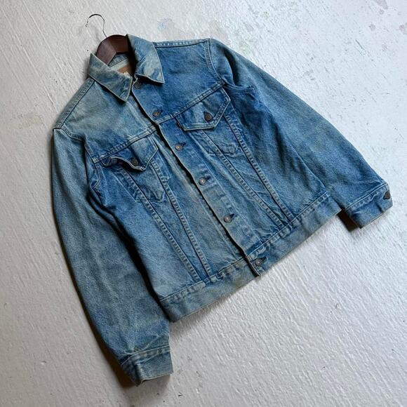 Vintage Levi’s Buttoned Denim Men's S Jacket - Picture 3 of 8